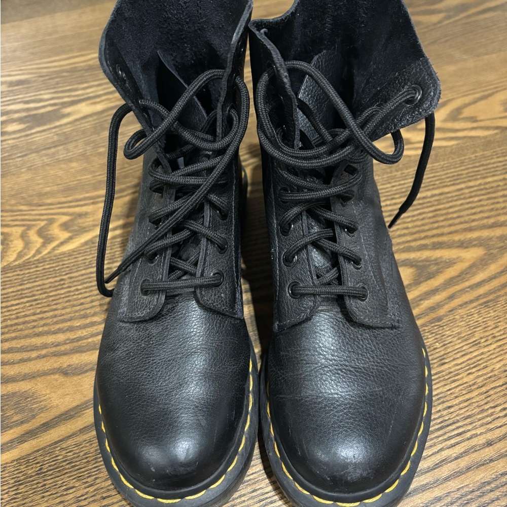Dr. Martens Black Leather Pascal Boots